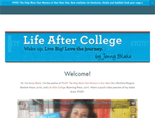 Tablet Screenshot of lifeaftercollege.org